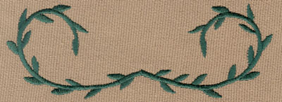 Embroidery Design: Decorative Vine 14.99" x 1.88"