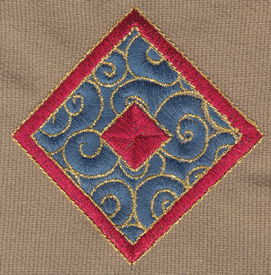 Embroidery Design: Diamond 22.93" x 3.00"
