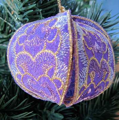 Embroidery Design: Christmas Ornament 7 small 4.98w X 4.98h