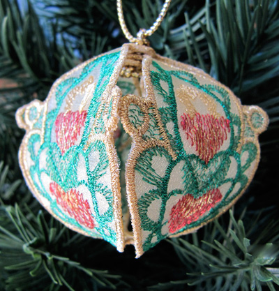 Embroidery Design: Christmas Ornament 9 small 4.98w X 4.98h