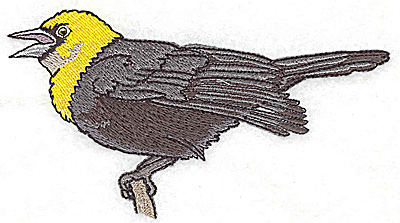 Embroidery Design: Bird B large 4.94w X 2.78h
