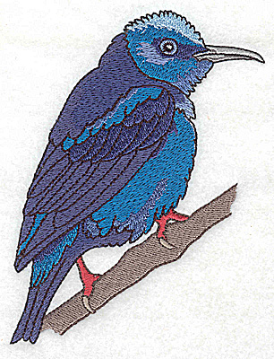 Embroidery Design: Bird C large 3.86w X 4.96h