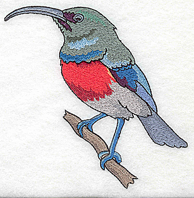 Embroidery Design: Bird F large 4.93w X 4.90h
