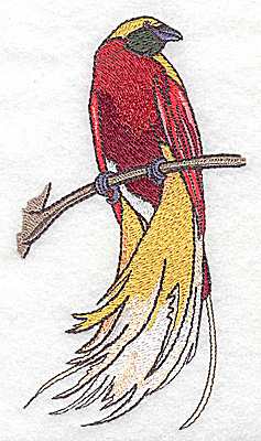 Embroidery Design: Bird I large 2.70w X 4.95h