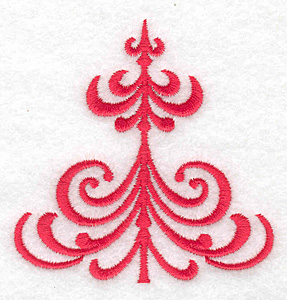 Embroidery Design: Christmas tree stylized  2.98w X 3.00h