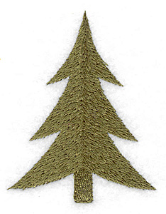 Embroidery Design: Christmas tree 2.37w X 3.02h