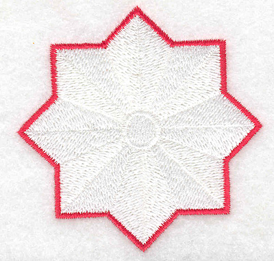 Embroidery Design: Stylized star 2.98w X 2.98h