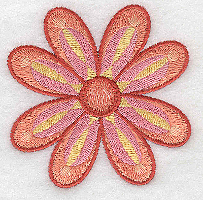 Embroidery Design: Flower only 3 2.86w X 2.86h