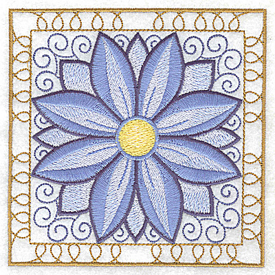 Embroidery Design: Flower 4 large 4.94w X 4.94h