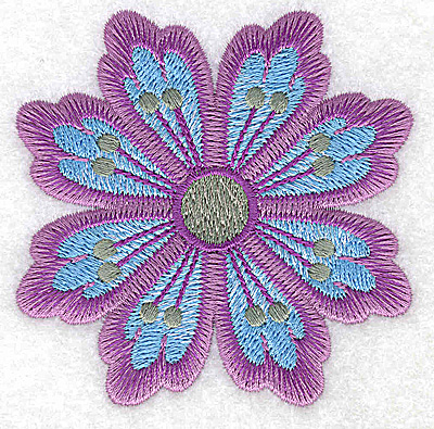 Embroidery Design: Flower only 11 3.09w X 3.09h