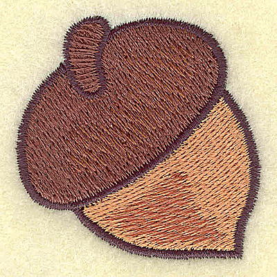 Embroidery Design: Acorn 1.97w X 1.96h