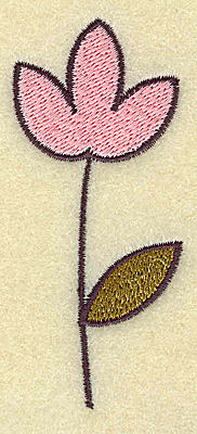 Embroidery Design: Flower  1.58w X 3.53h