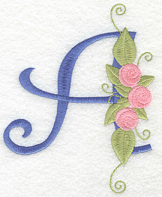 Embroidery Design: A large 4.32w X 5.35h