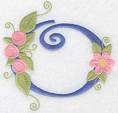 Embroidery Design: O large  5.13w X 4.99h