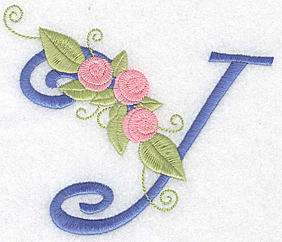 Embroidery Design: Y large 4.95w X 4.37h