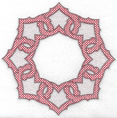 Embroidery Design: Circle of Hearts 7.01w X 7.01h