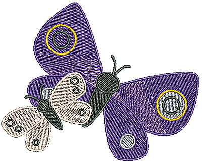 Embroidery Design: Butterflies 4.72w X 3.78h