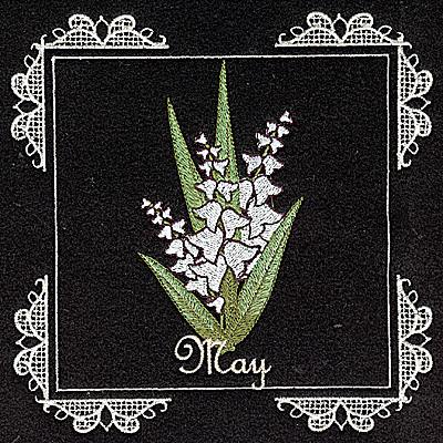 Embroidery Design: May 6.02w X 6.04h