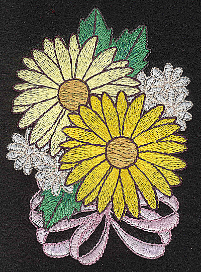 Embroidery Design: Flower 2.98w X 4.14h