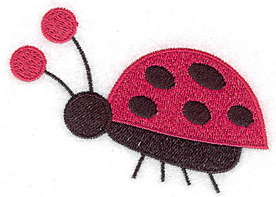 Embroidery Design: Ladybug A large 3.52w X 2.57h
