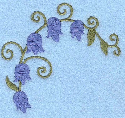 Embroidery Design: Bluebells 3.01w X 2.81h