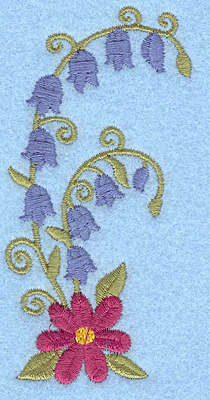 Embroidery Design: Flowers I 1.90w X 3.89h
