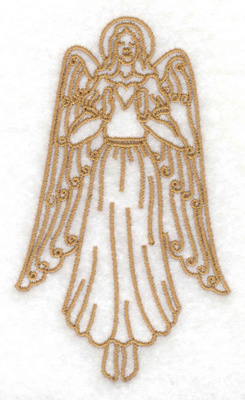 Embroidery Design: Angel 2.31w X 3.88h