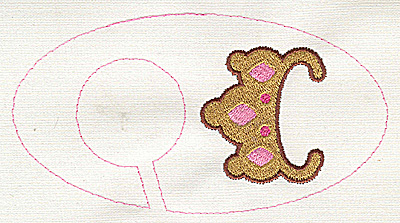 Embroidery Design: Closet dividers girls Tiara 5.40w X 2.91h