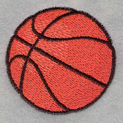 Embroidery Design: Basketball2.31w X 2.26h