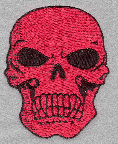 Embroidery Design: Skull B3.09w X 3.90h