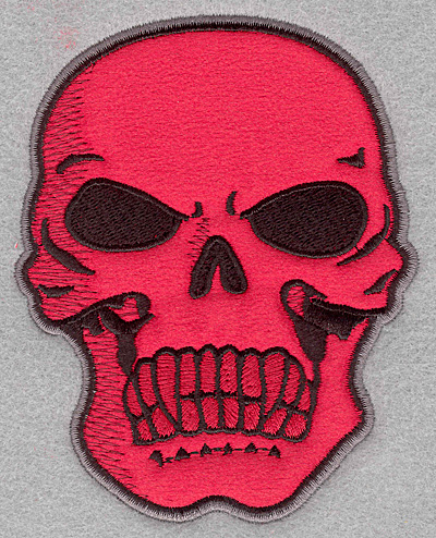 Embroidery Design: Skull B applique4.00w X 5.00h