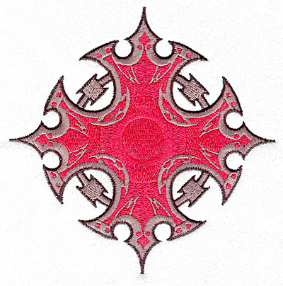 Embroidery Design: Gothic design large4.98w X 4.98h