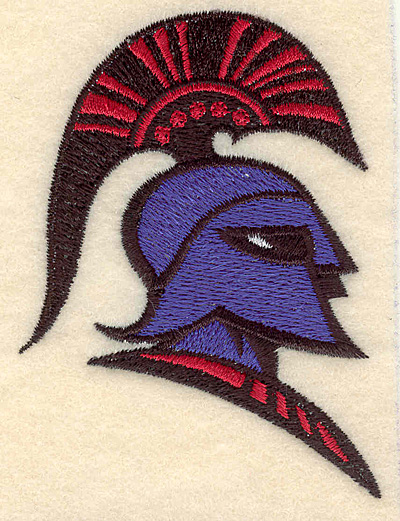 Embroidery Design: Trojan warrior small 2.59"w X 3.51"h