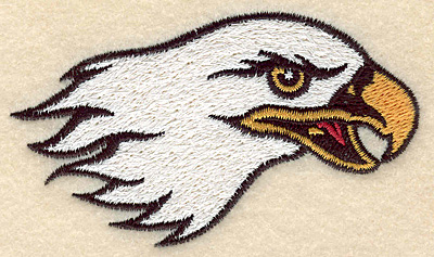 Embroidery Design: Eagle head small 3.76"w X 2.15"h