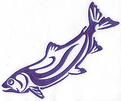 Embroidery Design: Game Fish 2 large  8.60w X 6.89h