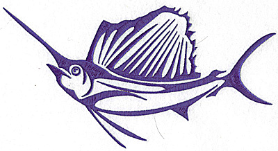 Embroidery Design: Game Fish 10 large 9.16w X 4.90h