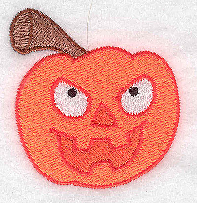 Embroidery Design: Scary pumpkin 2.16w X 2.37h