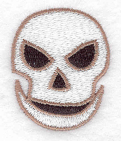 Embroidery Design: Skull 1.46w X 1.81h