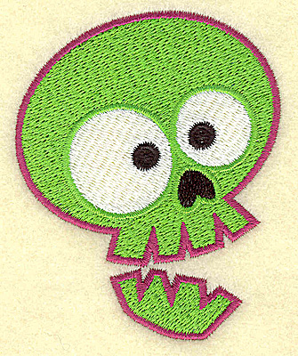Embroidery Design: Spookie skull small2.81w X 3.47h