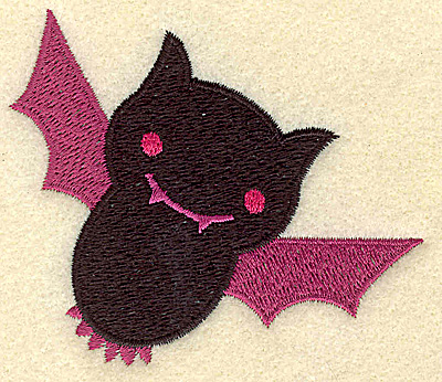 Embroidery Design: Bat small 3.24w X 2.74h