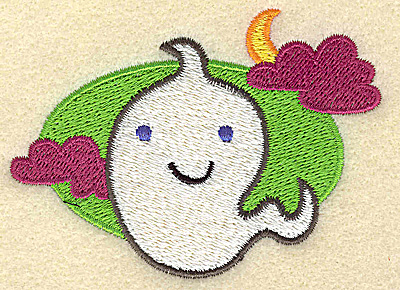 Embroidery Design: Ghost small 3.53w X 2.56h