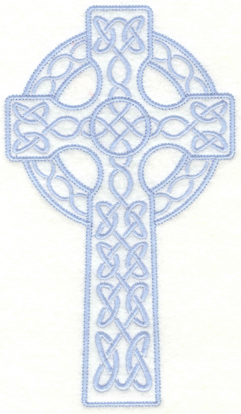 Embroidery Design: Celtic cross3.99w X 7.00h
