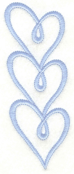 Embroidery Design: Heart border1.77w X 5.00h