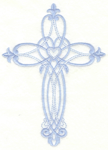 Embroidery Design: Cross4.99w X 6.94h