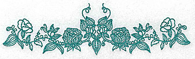 Embroidery Design: Heritage Border 2A 6.91w X 1.91h