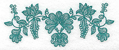 Embroidery Design: Heritage Border 4C 4.98w X 1.96h
