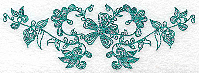Embroidery Design: Heritage Border 6A 6.85w X 2.37h