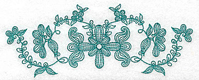 Embroidery Design: Heritage Border 7A 6.92w X 2.72h