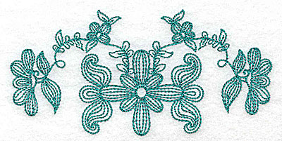 Embroidery Design: Heritage Border 7C 4.94w x 2.42h