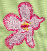 Embroidery Design: Heavenly Hibiscus 12.02" x 2.38"